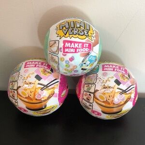 Mini Verse Make It Mini Food Learning Set - Colorful Play Kit